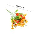 thumbnail image 3 of 6 flores artificiales, ramos artificiales para interior y exterior, crisantemos artificiales de primavera, plantas artificiales de primavera y verano, decoraciones para jardín, hogar y fiestas, planta, 3 of 5