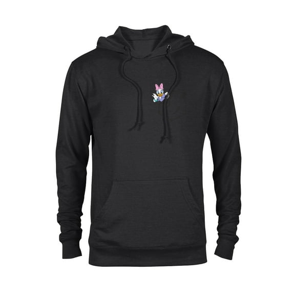 Disney Mickey & Friends Daisy Duck Small Pocket - Pullover Hoodie for Adults - Customized-Black