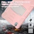 thumbnail image 5 of Dteck Case for iPad  Air 13 inch 2025/2024,Heavy Duty Silicone Case 3-Layer Protection Built-in Pencil Holder Shockproof Kickstand Cover for iPad  Air 13-in. M3/M2,Pink, 5 of 5