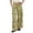 Green, variant on Bibifish Womens Pants Stripe Print Lightweight Elastic Waist Wide Leg Pants Loose Fit Breathable Casual Beach Outings Daily Wear Trendy Pants With Pockets