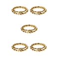 thumbnail image 3 of Thinsony Distinctive Gothic Punk Dragon Scale Bangle 48 inches Cool and Contemporary Gold 7.48 Inch 5Set, 3 of 6