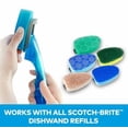 thumbnail image 3 of UISHUSO Non-Scratch Dishwand Kit, Includes 1 Wand & 7 Refill Pads, Keep Hands Out of the Mess, 3 of 7