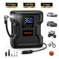 thumbnail image 2 of AstroAI Tire Inflator, Portable Air Compressor for Tires, Car Tire Air Pump 150 PSI,12V DC, 2 of 9