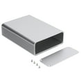 thumbnail image 1 of Caja de conexiones de caja eléctrica de aleación de aluminio, carcasa integrada, 45x120x160mm, plata mate, 1 of 9