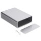 thumbnail image 1 of Ticfox Caja eléctrica de aleación de aluminio Caja de conexiones Caja integrada Caja de aluminio Blindaje 45x120x160mm Plata mate, 1 of 14