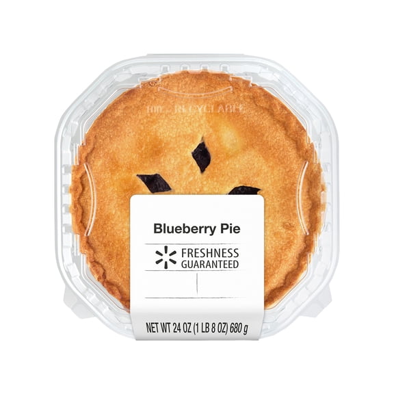 Freshness Guaranteed 8-inch Baked Blueberry Pie, 24 oz paperboard box