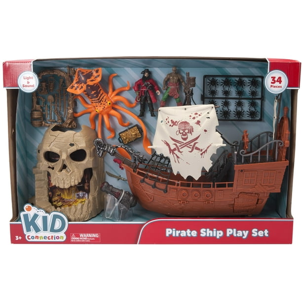 redbox pirate ship and castle playset