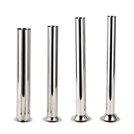 Stainless Steel Sausage Maker Accessories Easy Cleaning Grinder Stuffer Filling Tubes with Funnel Sausage Making Tool