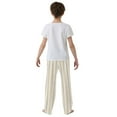 thumbnail image 5 of FORMRS Kids Pajama Pants with Pockets Size 6-8Y Boys Lounge Sleep Bottoms, Soft Brown Abstract Pattern, 5 of 8