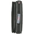 thumbnail image 3 of Case It 1.5"' Dual D-Ring Z-shaped Zipper Binder, 3" capacity, Black, Z-176, 3 of 10