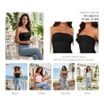thumbnail image 4 of SUNBS Womens 3 Pack Tube Tops Strapless Tank Blouses Basic Backless Sleeveless Shirts For Women Sexy Cute Spring Outfits Summer Clothes, 4 of 11