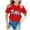 Red, variant on WEAIXIMIUNG Clothes for Girls 10-12 Crop Tops Kid Girls Cute Fashion Printed Round Neck Short Sleeve Tee Summer Comfortable Casual Loose T Shirt Tops