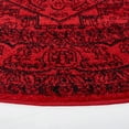 thumbnail image 4 of Safavieh Adirondack Xavier Oriental Area Rug, Red/Black, 8' x 8' Round, 4 of 10