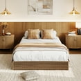 thumbnail image 2 of Full Size Bed Frame,Wood Platform Bed with Fluted Design, Minimalist Bed Base with Low Profile Design,Noise-Free, Easy Assembly, No Box Spring Needed,Fluted Bed Frame,, 2 of 4