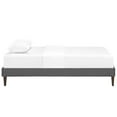 thumbnail image 4 of Modway Tessie Twin Fabric Bed Frame with Squared Tapered Legs in Gray, 4 of 6