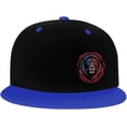 thumbnail image 2 of Colorful Lion Amerocan Flag Flat Bill Hats Contrast Hip Hop Baseball Cap Unisex Snapback Rock Caps, 2 of 9