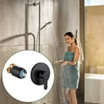 thumbnail image 4 of Adjustable Wall-Mount Shower set Water-Saving Technology Modern Shower with Trim set for Sustainable Livin, 4 of 8