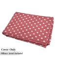 thumbnail image 5 of Retro Floor Pillow Lounger Cover, Exquisite Pattern Composition with Daisy Blooms on Pink Backdrop, Nap Mat Printed Fabric Case for 5 Pillows, 88" x 27", Pink White Marigold, by Ambesonne, 5 of 5