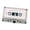 White, variant on Necvior Sentimental Voice Message Recorder Stylish Message Recording Cassette Tape Customizable Sound Greeting Card for Couple