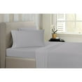 thumbnail image 3 of Bibb Home Antimicrobial 4 Piece Solid Sheet Set - 6 Colors - White - Queen, 3 of 5