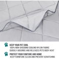thumbnail image 4 of Premium Cooling Dog Blanket | Lightweight Fluffy Pet Throw Blanket Bed Cover for Dogs, Cat, Puppies | Pet Blanket Furniture Protector Couch Sofa | Reversible Fuzzy Cozy | 29x40, Pink, 4 of 5