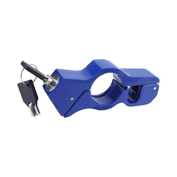 Candado genérico para motocicleta. Candado para manillar de motocicleta para bicicletas eléctricas. Azul