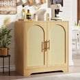thumbnail image 3 of EDTara 4-Door Rattan Sideboard Cabinet, 30" Modern Storage Console Table for Entryway or Dining Room, 3 of 7