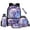 Baby Dragon Floral, variant on XYZCANDO Baby Dragon Floral 5Pcs School Backpack Set with Portable Lunch Bag Multifunctional Pencil Case Water Bottle Bag Carrier Lanyard Keychain for Elementary Middle High School