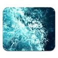 thumbnail image 2 of WIRESTER 8.66x7.08 in Rectangle Mouse Pad with Non-Slip Rubber Base for Computers, Laptop, Office & Home - Blue Ocean Wave, 2 of 5