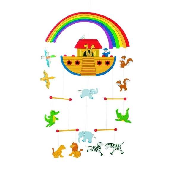 Noahs Ark Wooden Mobile 12" by Goki
