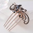 thumbnail image 1 of Peineta para el pelo de boda, accesorios para el cabello de novia con diamantes de imitación para novia y damas de honor, pieza para el pelo de boda(A8)(1 pieza), 1 of 5