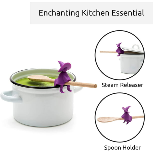 Spoon Holder or Steam Releaser. Meat Agatha the Purple Silicon