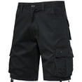 thumbnail image 6 of SDNall Mens Cargo Shorts Work Shorts Mid-Waist Multi-Pocket Pants Casual Sports Shorts (Black,Sizes:S-2XL), 6 of 9
