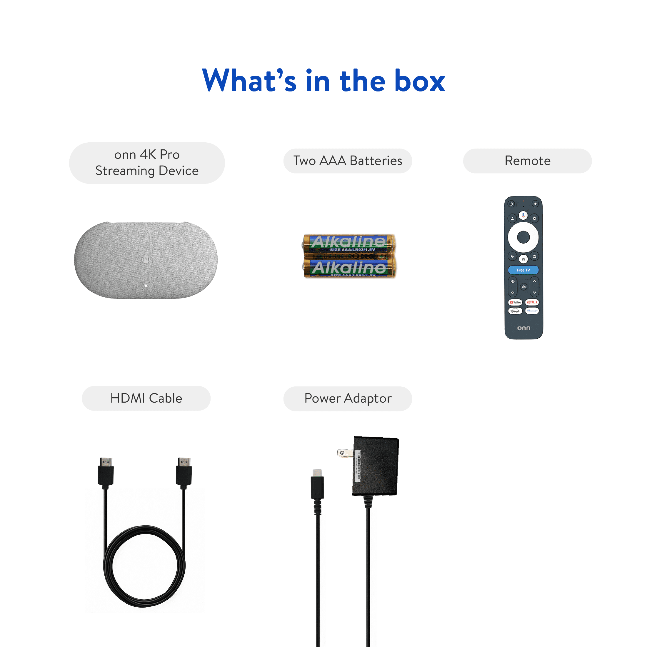 onn 4K Pro Streaming Device, Google TV with Gemini (NEW 2026 Model