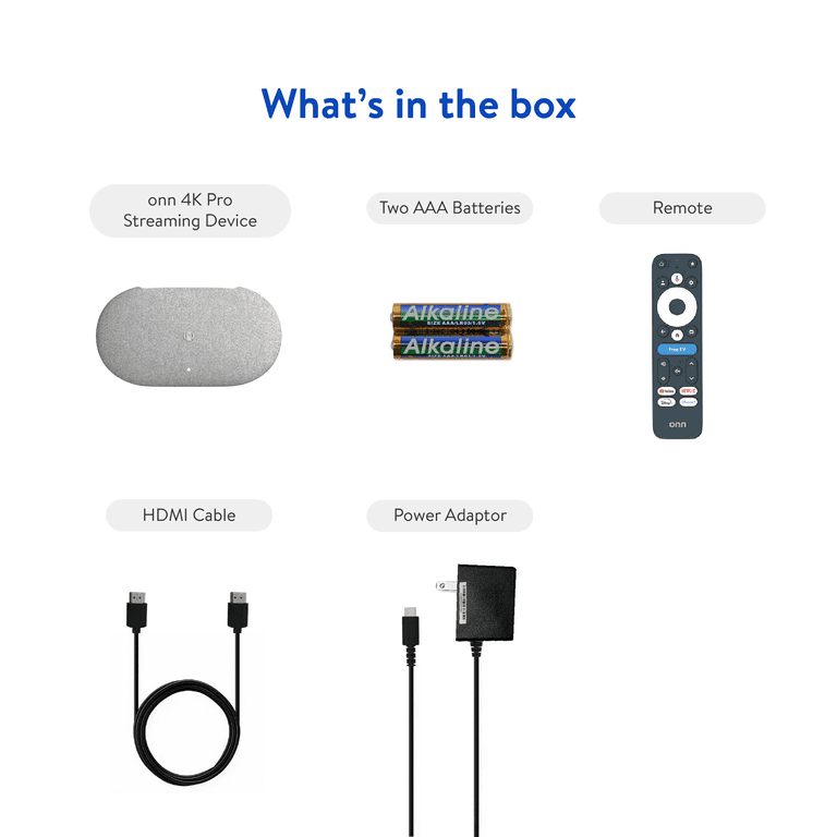 onn 4K Pro Streaming Device, Google TV with Gemini (NEW 2026 Model