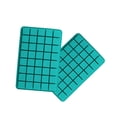 thumbnail image 3 of 40-Cavity Square Silicone Molds, Food Safe Silicone Caramel Hard Candy Molds, Versatile Baking Molds for Chocolate Ice Cubes and Candy Making, Reusable Non Stick Molds, 11.7*7.76in, Green, 3 of 19