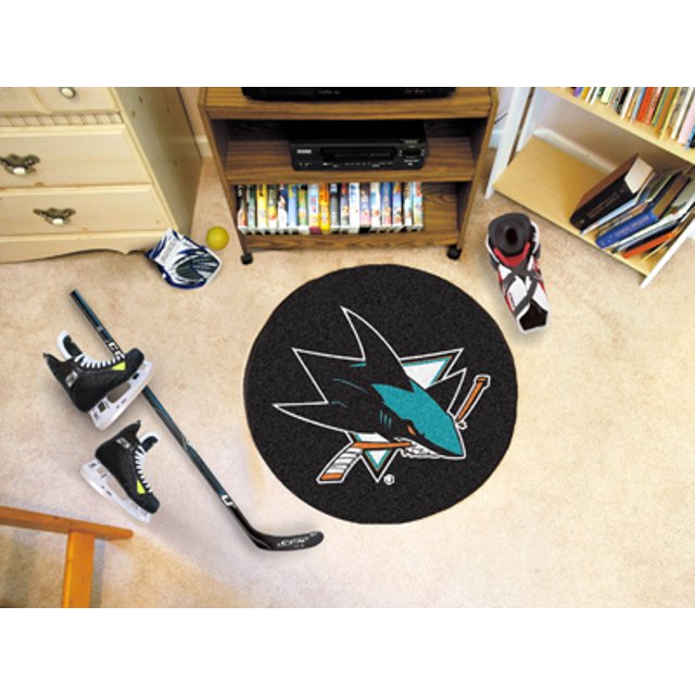 LNH - Tapis de Palet San Jose Sharks Diamètre 27 Pouces