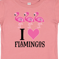 thumbnail image 4 of Inktastic I Love Flamingos Pink Bird Girls Baby T-Shirt, 4 of 5