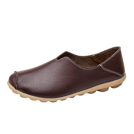 

Youmylove Single Color Shoes Women Casual Slip On Flat Shoes Solid Color Female Trendy Shoes Cozy Comfy Footwear