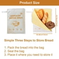 thumbnail image 5 of 1 Pack Beeswax Bread Bags,L-Shaped Wide Zipper Access,Sourdough Bags,Reusable Bread Bags For Homemade Loaves,Practical Bread Bags With Zip Seal For Freshness,Bread Storage,Keep Bread And Food Fresh, 5 of 5