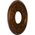 thumbnail image 2 of Ekena Millwork 10"OD x 3 1/2"ID x 3/4"P Baltimore Thermoformed PVC Ceiling Medallion (Fits Canopies up to 4 1/4"), Metallic Dark Copper, 2 of 10
