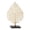 Gold Solid Tree Teardrop 11" x 4" x 16", variant on 11" x 16" Gold Metal Tree Sculpture, by DecMode