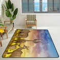 thumbnail image 2 of Crawling Indoor Carpet Play Mat Herd of Greater Kudu Sunset for Living Room Bedroom Educational Nursery Floor Mat Area Rug 63x48inch Carpet Runner, 2 of 6