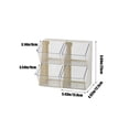 thumbnail image 3 of Organizador de sobremesa de acrílico transparente para cocina, oficina y barra - Estantería para almacenamiento de cápsulas de té con cajas extraíbles para aperitivos y golosinas, 3 of 6