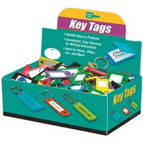 Lucky Line Color Key Tag With Ring Display