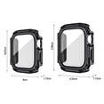 thumbnail image 5 of Joernso Watch Case Dustproof High Temperature-resistant Easy Installation Perfect Fit Full Coverage Protective PC Material Clear All Round Protective Cover for Apple Watch 8, 5 of 7
