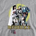 thumbnail image 2 of Beetlejuice Poster Revisited Unisex Adult Pull-Over Hoodie,Athletic Heather, 2X-Large, 2 of 6