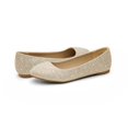 thumbnail image 2 of Zapatos Bailarinas con Pedrería DREAM PAIRS Dorado Talla 9, 2 of 6