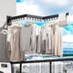 thumbnail image 1 of Tendedero de Pared,Estante de Ropa Retractil para Ahorro de Espacio,Capacidad de Carga 35KG,Con 18 Ganchos y 1 Barra,Ángulo Ajustable 360°,Tendedero Plegable para Ropa,para Balcón,Interior y Exterior, 1 of 9