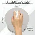 thumbnail image 2 of Uxcell Ergonomic Mouse Pads, Gel Mouse Pads with Wrist Rest Support Memory Foam Computers Mat with Non-Slip Base Light Grey, 2 of 7